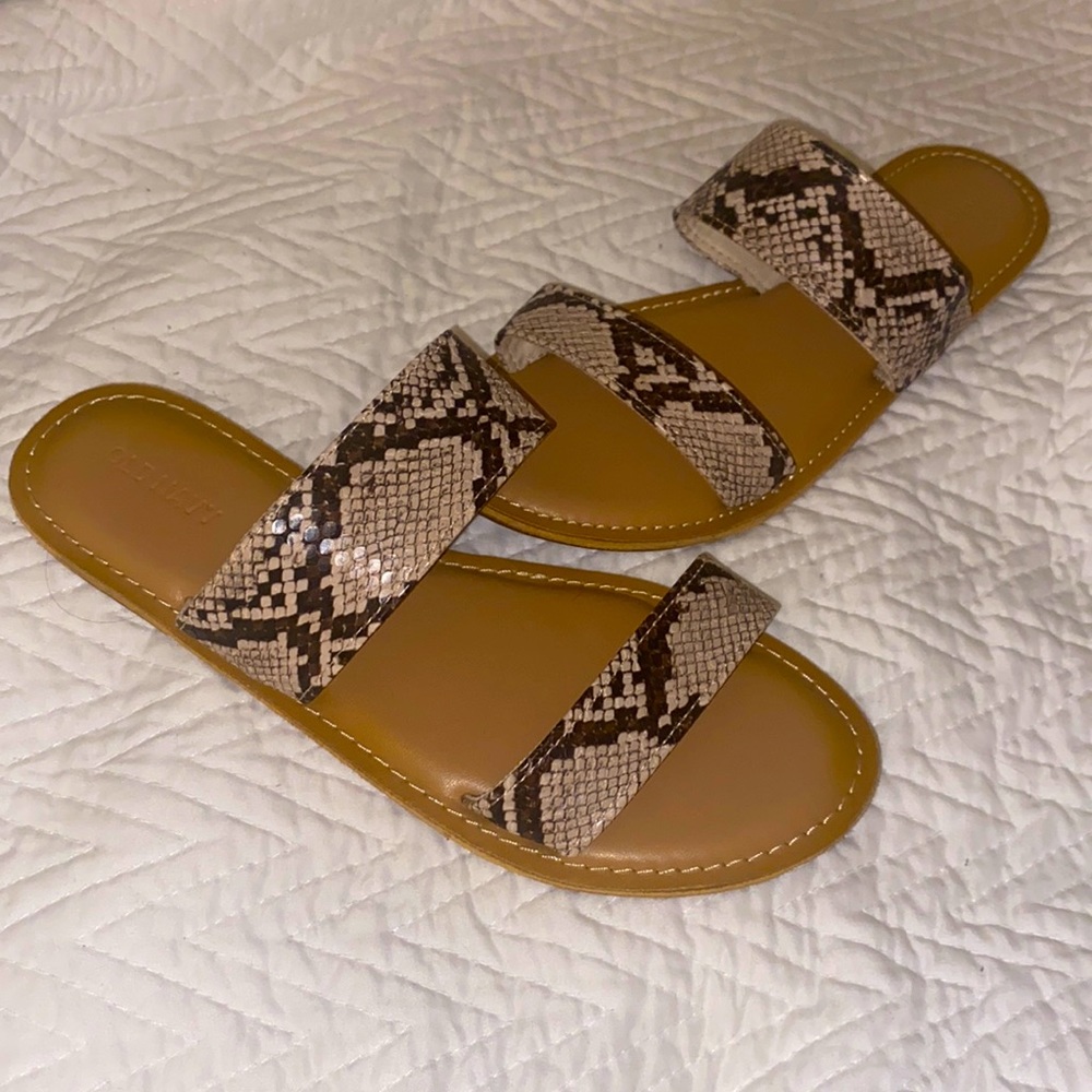 Size 8 Snake Skin Sandals